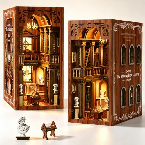 DIY Book Nook Kit for Adults, 3D Wooden Miniature Dollhouse Kit by wiihonnxs