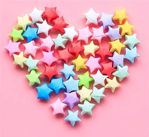 2160 Sheets Origami Star Paper 10Assortment Color Strips Double Sided Lucky Star Decoration Folding Paper for DIY Hand Art Supplies (10 color-2160 sheets) - Image 4