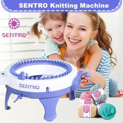 SENTRO Knitting Machine 48 Needles, Knitting Loom Machine with Row Counter - Image 2