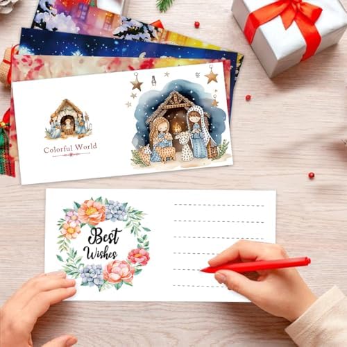 LSQFS 6Pcs Diamond Painting Greeting Cards Kits for Adults,5.9X 11.81in - Image 4