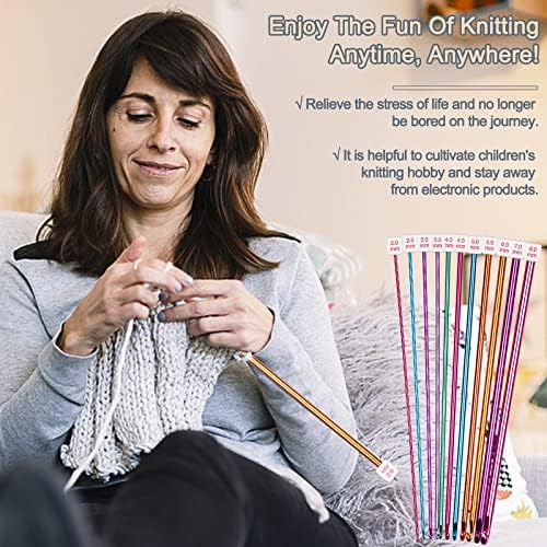 Coopay 23 PCS Tunisian Crochet Hooks Set, Complete Crochet Needles Set - Image 2