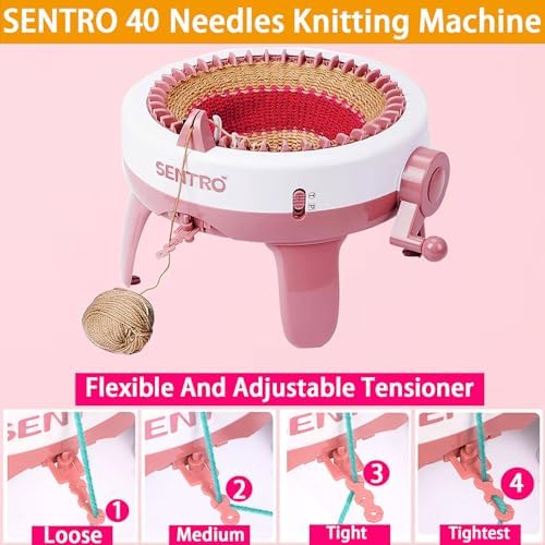 Cyandream SENTRO Knitting Machine 40 Needles, Circular Loom for Beginners - Image 3