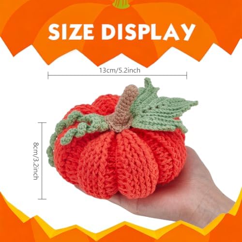 ORIGACH 3 Set Halloween Pumpkins Crochet Kit for Beginners - Image 3