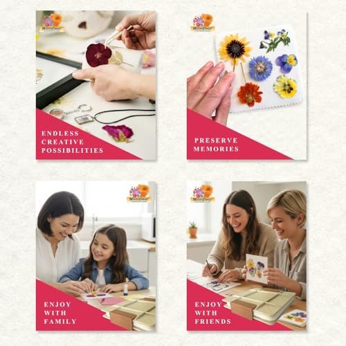 Microfleur Microwave Flower Press Refill Pack, DIY Floral Art - 5" (13 cm) - Image 5