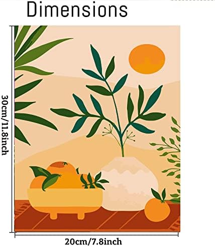 cupmod 6 Packs Paint by Number Kits for Adults Beginners,Easy Acrylic Boho Number,DIY Watercolor Numbers on Canvas Without Frame Home Wall Decor 7.8x11.8inch (MT11183-MT11188) - Image 5