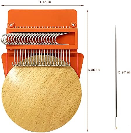 Cuptisserie 21 Hooks Speedweve Darning Loom for Repair Jeans/Socks, Weaving Loom for Visible Mending - Image 4