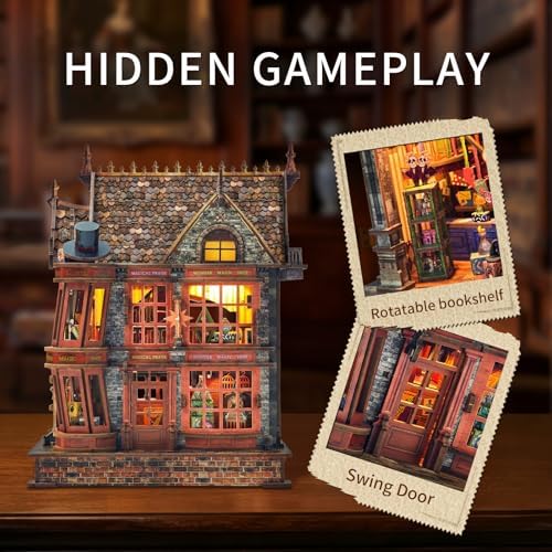 Book Nook Kit DIY Miniature House 3D Wooden Puzzle - Magic Wonder House - Image 6