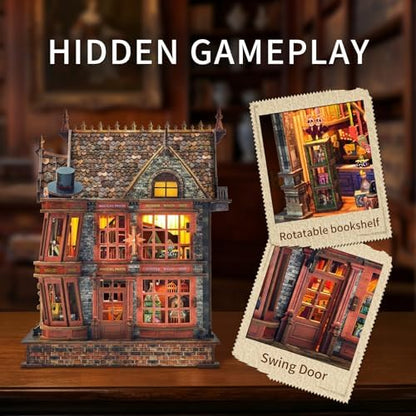 Book Nook Kit DIY Miniature House 3D Wooden Puzzle - Magic Wonder House - Image 6