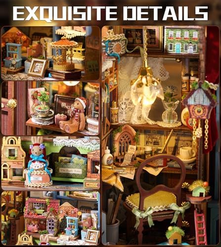 Spilay DIY Miniature House Kit for Adults, Miniature Dollhouse Kit - Image 3