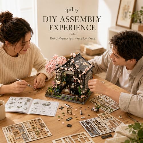 Spilay DIY Miniature House Kit for Adults, Miniature Dollhouse Building Kit - Image 5