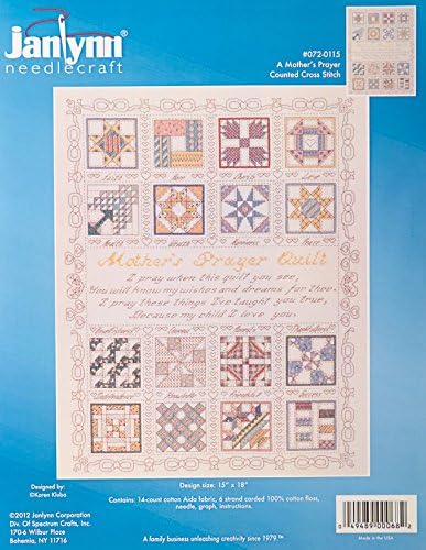 Janlynn Counted Cross Stitch Kit, Mothers Prayer by Janlynn