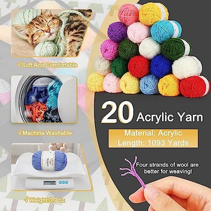 Aeelike Crochet Kit for Beginners Adults, Complete Crochet Set, Black - Image 3