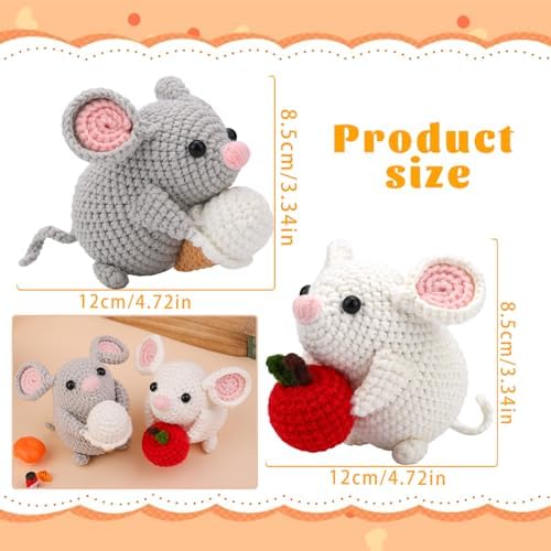 Crochet Kit for Beginners Adults Crochet Animals Kit with Video Tutorials - Image 4