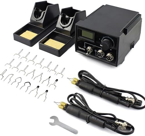 Tekchic 60W Wood Burning Kit, Pyrography Tool with 20 Wire Tips by TekchicDIYTools