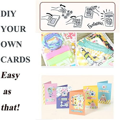 Gigicloud Paper Card Making Kits Colorful Handmade Greeting Card Kits Diy Making Material Set For Birthday Invitation, Thanksgiving, Christmas,Holiday,Baby Shower - Image 7