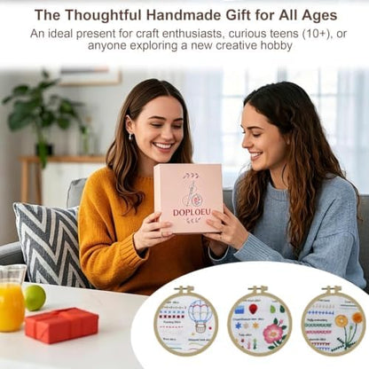 Embroidery Stitch Book Kit for Beginners & Adults ,33 Essential Stitches - Image 7