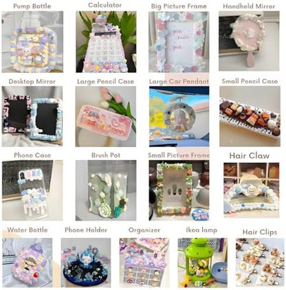 BoFUN Whipped Cream Glue Kit, Decoden Cream Clay for Crafts Supplies DIY - Image 3