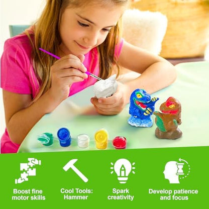 4M | STEAM Dinosaur World Exploration| Hands-On Science Kit with Dinosaur Figures & Fossil Experiments for Kids Ages 5+ - Educational Paleontology Toy Gift - Image 7