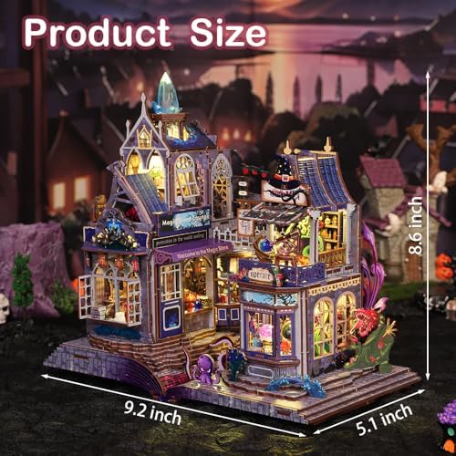 DIY Miniature House Kit, Dollhouse for Adults to Build, Wonderland - Image 2
