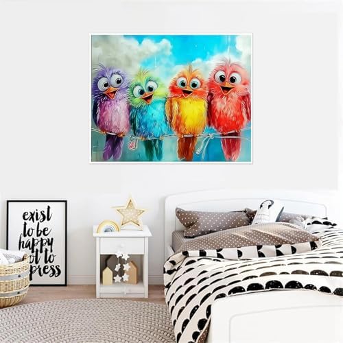 NDNXYXGS Paint by Numbers Kits for Adults,Animals DIY Painting Kit on Canvas,Bird Color by Numbers,Large Adult Paint by Number for Wall Decor and Gifts (Bird) - Image 6