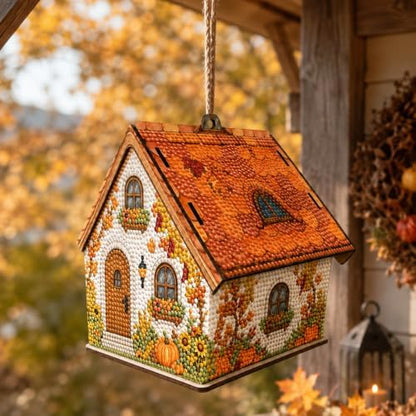 FRANDEK DIY Wooden House Diamond Art Kit for Adults (Autumn Harvest) - Image 3