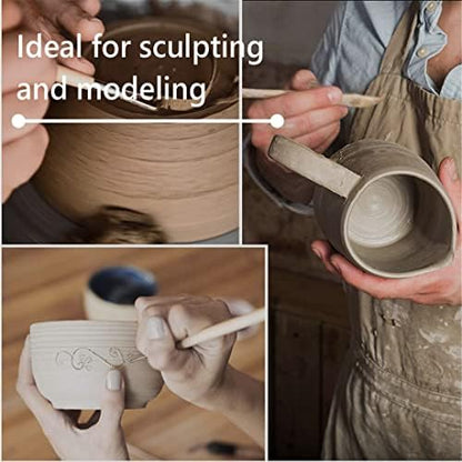 Old Potters Mid High Fire White Stoneware Clay for Pottery | Cone 6-10 | Ideal for Wheel Throwing, Hand Building, Sculpting | Great for All Skill Levels | Greenware Clay, 25 lbs. - Image 6