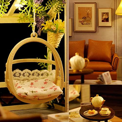 DIY Miniature Dollhouse Kit with Furniture Plus Dust Proof - Image 5