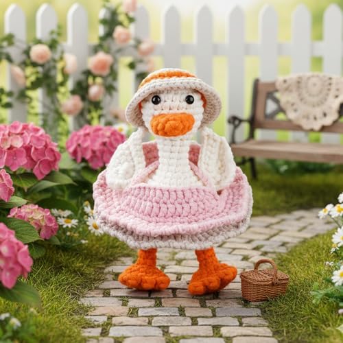 CrochetBox Porch Goose Crochet Kit for Beginners, Easy Craft for Adults - Image 7