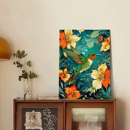 Reivworl Hummingbird Paint by Numbers Kit for Adults Beginner 16×20 inch - Image 3