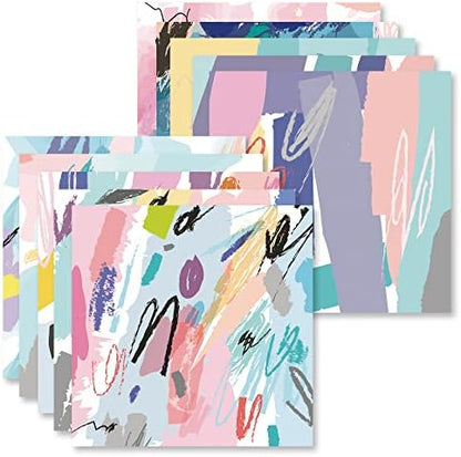 Origami Paper Kit 50 Sheets, 6x6 Inch Double Sided 20 Vivid Colored Paper - Image 2
