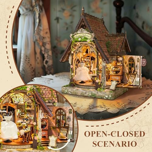 Romantic Miniature Dream Dress Studio Book Nook - Image 4