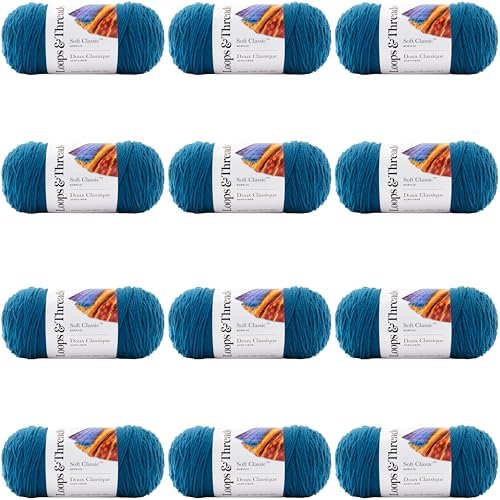 MICHAELS Bulk 12 Pack: Soft Classic™ Solid Yarn by Loops & Threads® - Image 7