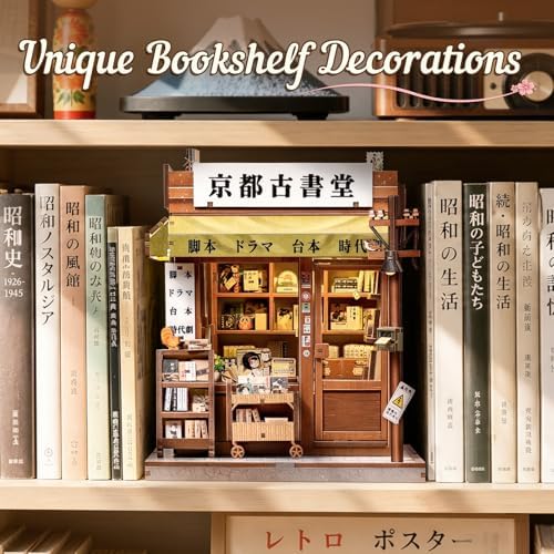 Fsolis Japanese Book Nook Kit - DIY Miniature House Kit - Image 4