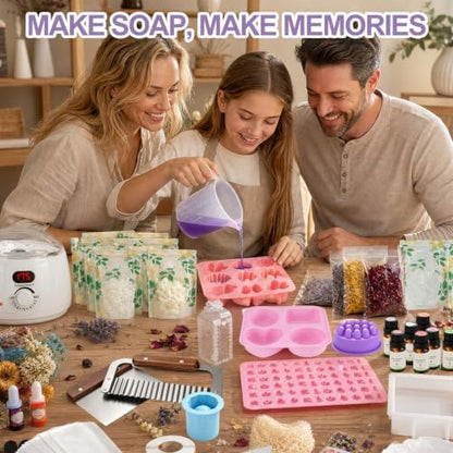 Soap Making Kit for Adults & Beginners, DIY Soap Making Supplies - Image 7