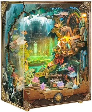 DIY Book Nooks Submarine Underwater Discover Atlanta Tiny Hous Kit by IBOHEYE