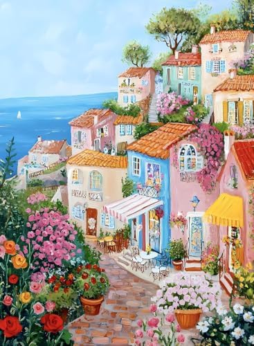 AIBOERL Paint by Numbers Kit for Adults Beginner,Landscape,12X16In by AIBOERL