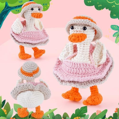 CrochetBox Porch Goose Crochet Kit for Beginners, Easy Craft for Adults - Image 2