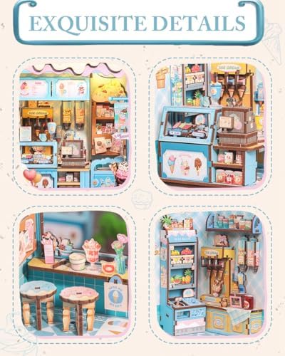 Cutefun Book Nook Kit - DIY Miniature Dollhouse Kit for Adults and Teens - Image 5