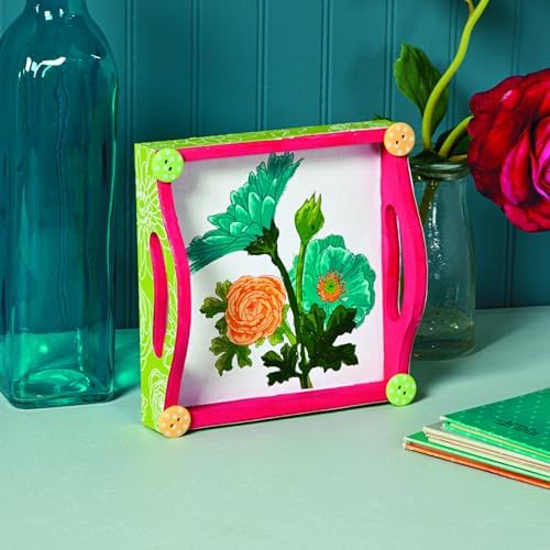 Fun Express Wooden Tray, Small Square, Set of 12 - Image 4
