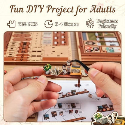 Fsolis Japanese Book Nook Kit - DIY Miniature House Kit - Image 7