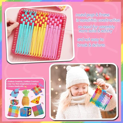 REENLIV Upgraded Weaving Loom Kit Toys for Kids & Adults, DIY Arts & Crafts - Image 2