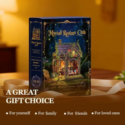 Book Nook Kit DIY Miniature House 3D Wooden Puzzle - Myriad Realms Club - Image 5