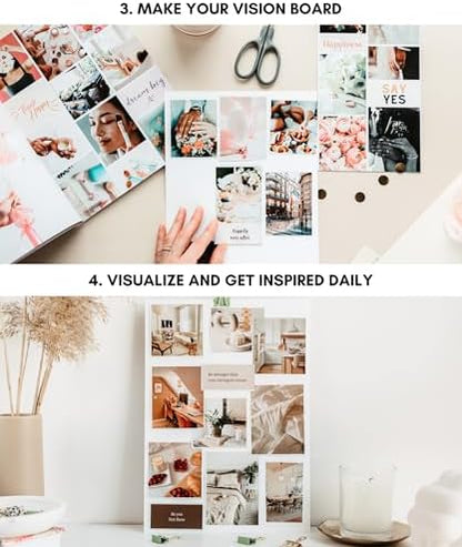 Lamare Vision Board Book -1000+ Images, Vision Board Supplies for Women - Image 4