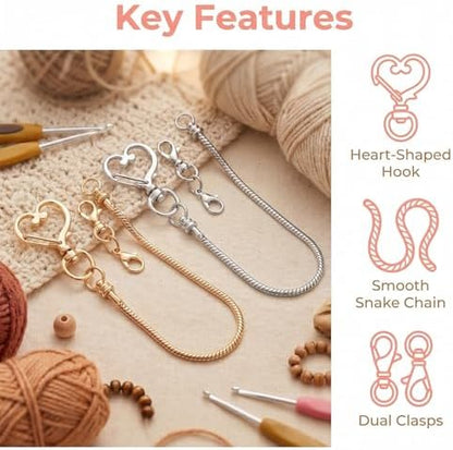 10PCS Beadable Keychain Bars Mixed Color Chain Keychains Key Chain Making Kit - Image 5