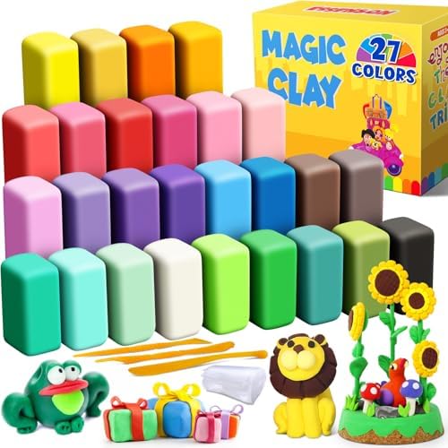ESSENSON Air Dry Clay, 27 Colors, Modeling Clay for Kids by ESSENSON