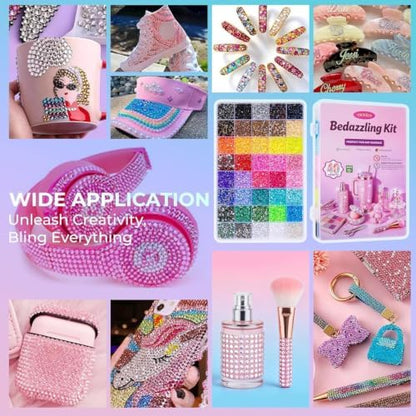 Bedazzling Kit 40000Pcs 40 Colors 3mm Resin Jelly Rhinestones - Diamond Art - Image 7