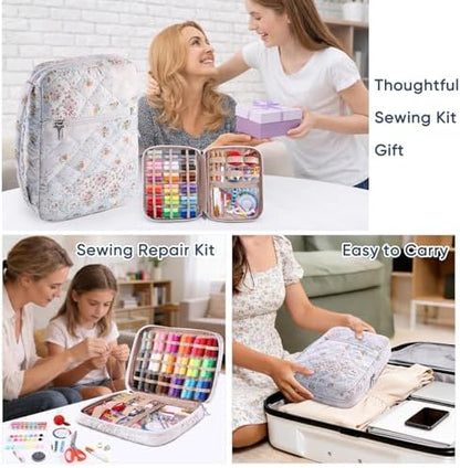AMOIGEE Complete Sewing Kit for Adults with 230pcs Cute Sewing Supplies Kit - Image 6