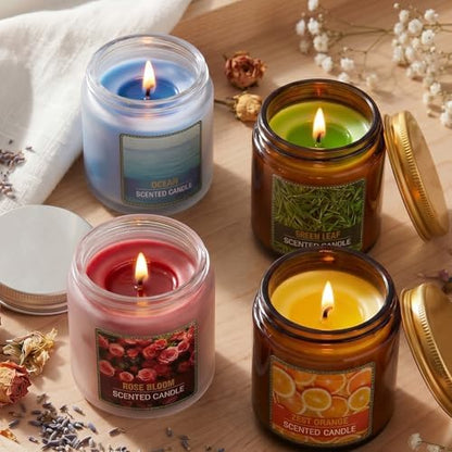 Blingfun Soy Wax for Candle Making Kit-DIY Candle Making Supplies Include Soy Wax, Candle Tins,Pouring Pot, Essential Oils, Thermometer & More, Perfect as Home Decoration - Image 4