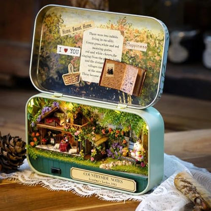 Wizardi Mini House Building Kit - Countryside Notes DIY Miniature Kit - Image 4