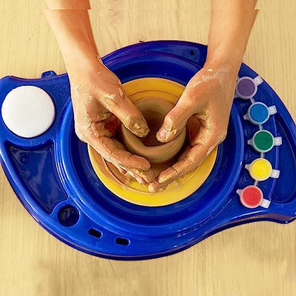 Made By Me Motorized Power Pottery Wheel - At Home Pottery Making – Clay Sculpting Activity for Kids Ages 6 and Up - Image 4